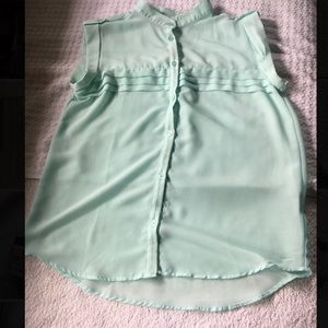 Pastel blue blouse